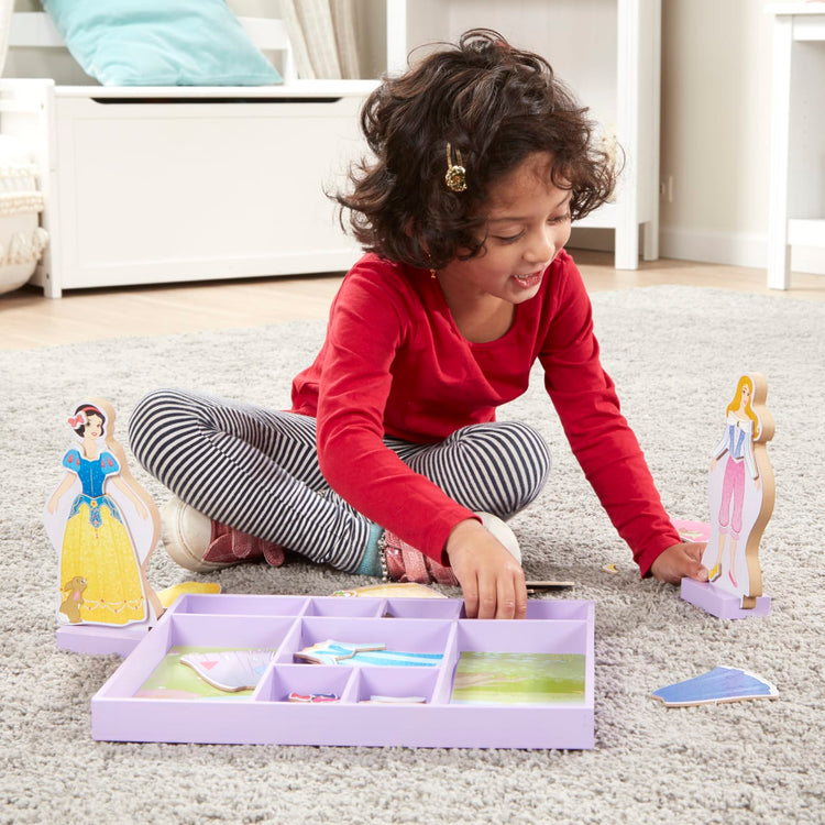 Melissa and Doug Sleeping Beauty & Snow White Wooden Magnetic Dress-Up Melissa and Doug Sleeping Beauty & Snow White Wooden Magnetic Dress-Up