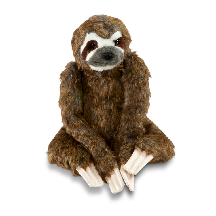 the Melissa & Doug Lifelike Plush Sloth Stuffed Animal (12W x 14.5H x 9D in)