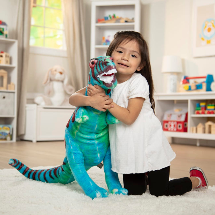 Melissa & Doug T-Rex Dinosaur -  Lifelike Stuffed Animal (over 2 feet tall)