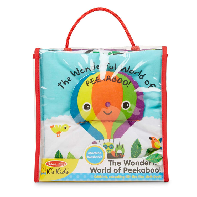 the Melissa & Doug Soft Activity Baby Book - The Wonderful World of Peekaboo!