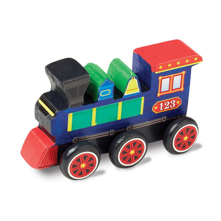 The front of the box for the Melissa & Doug Train Wooden Craft Kit