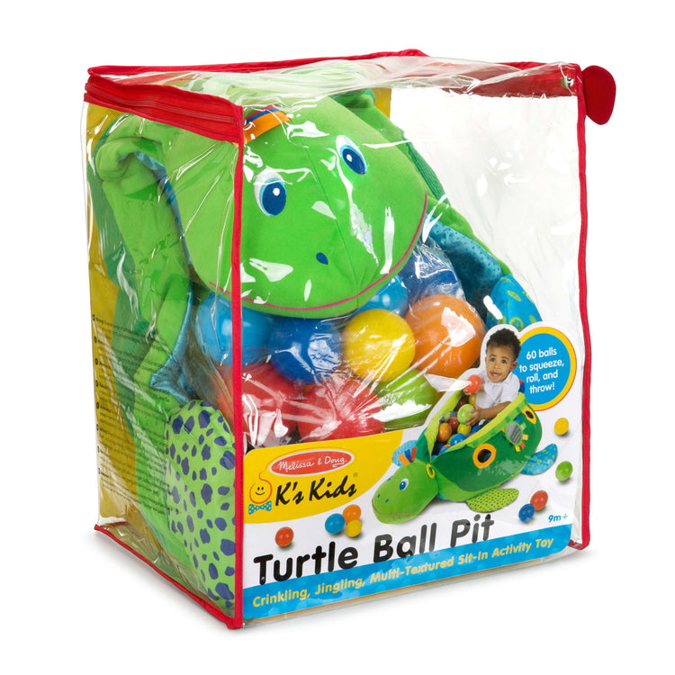 the Melissa & Doug K's Kids Turtle Ball Pit With 60 Balls