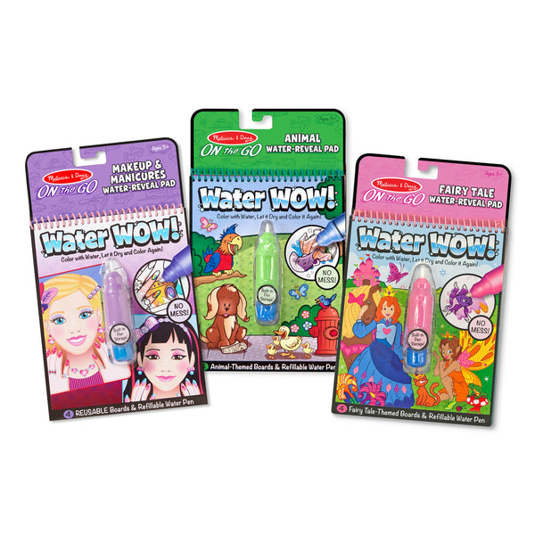 Water Wow Bundle - Makeup & Manicures, Fairy Tale and Animals- Melissa and  Doug