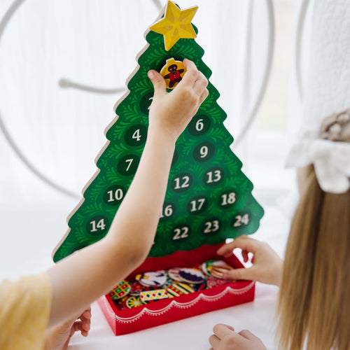 Wooden Festive Christmas Advent Calendar Melissa & Doug