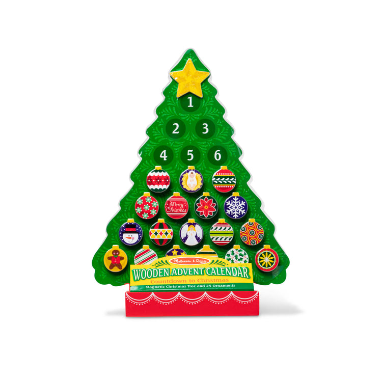 Wooden Festive Christmas Advent Calendar | Melissa & Doug Wooden Festive Christmas Advent Calendar | Melissa & Doug