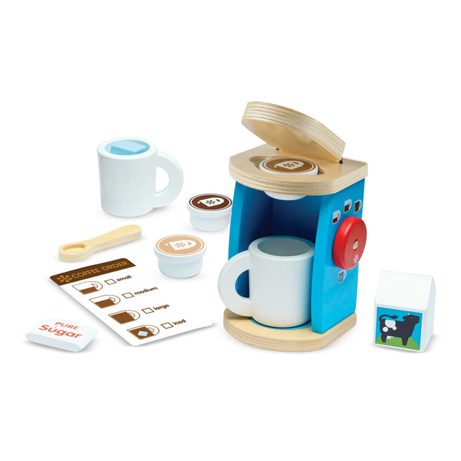 Melissa & Dough Wooden Brew & Serve Coffee Set