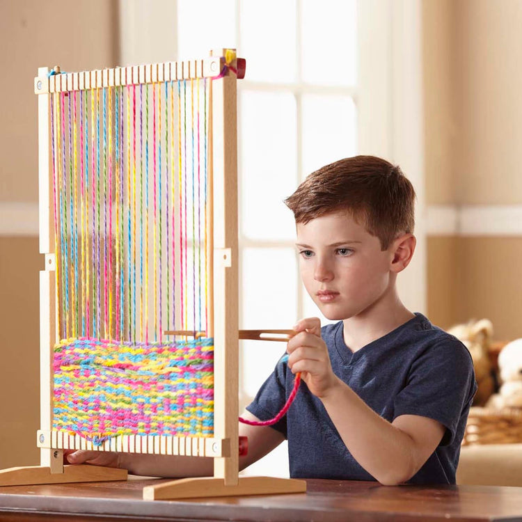 Weaving Loom Set Kids Crafts Vintage 