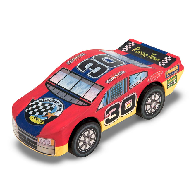 Decorate-Your-Own Wooden Race Car | Melissa & Doug