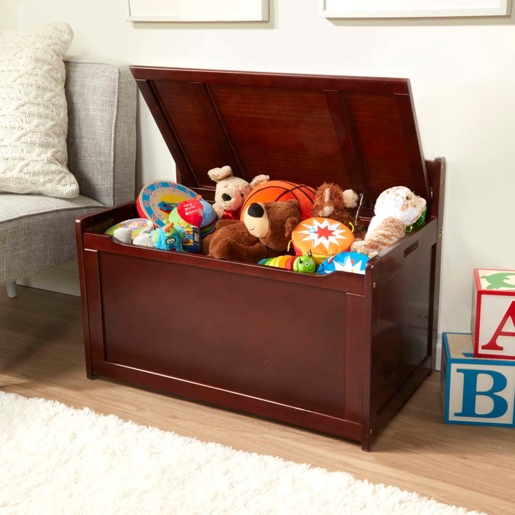 Wooden Toy Chest - Honey- Melissa and Doug